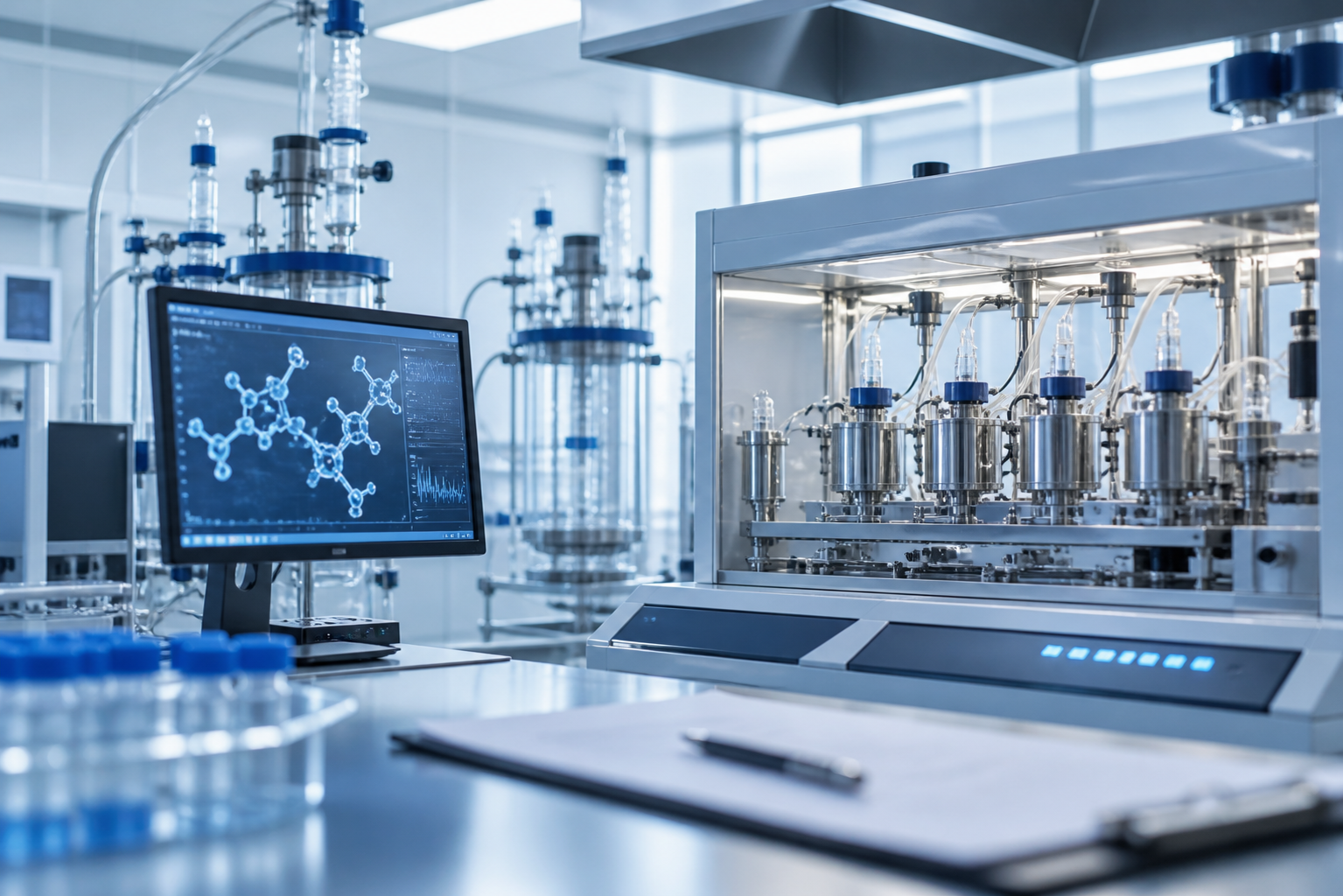 Custom peptide synthesis and production workflow environment